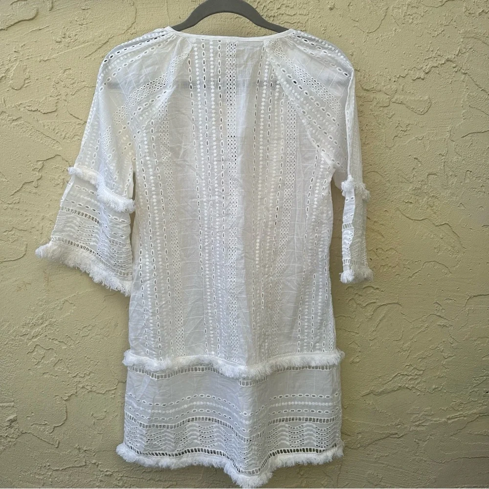 NWT Raga Arshi Embroidered Mini Beach Dress in white S - Picture 10 of 10